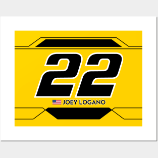 Joey Logano #22 2023 NASCAR Design Posters and Art